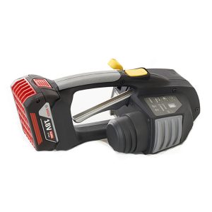 Outil manuel à batterie Messersi MB620 12-16 mm (1/2" à 5/8") pour feuillard PET et PP avec batterie et chargeur