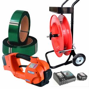 Ensemble de cerclage sur batterie GT-ONE 10-16 mm pour feuillard PET