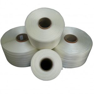 Feuillard textile pour cercler des balles de déchets 16mm - 340m, diamètre extérieur 180mm, largeur 140mm