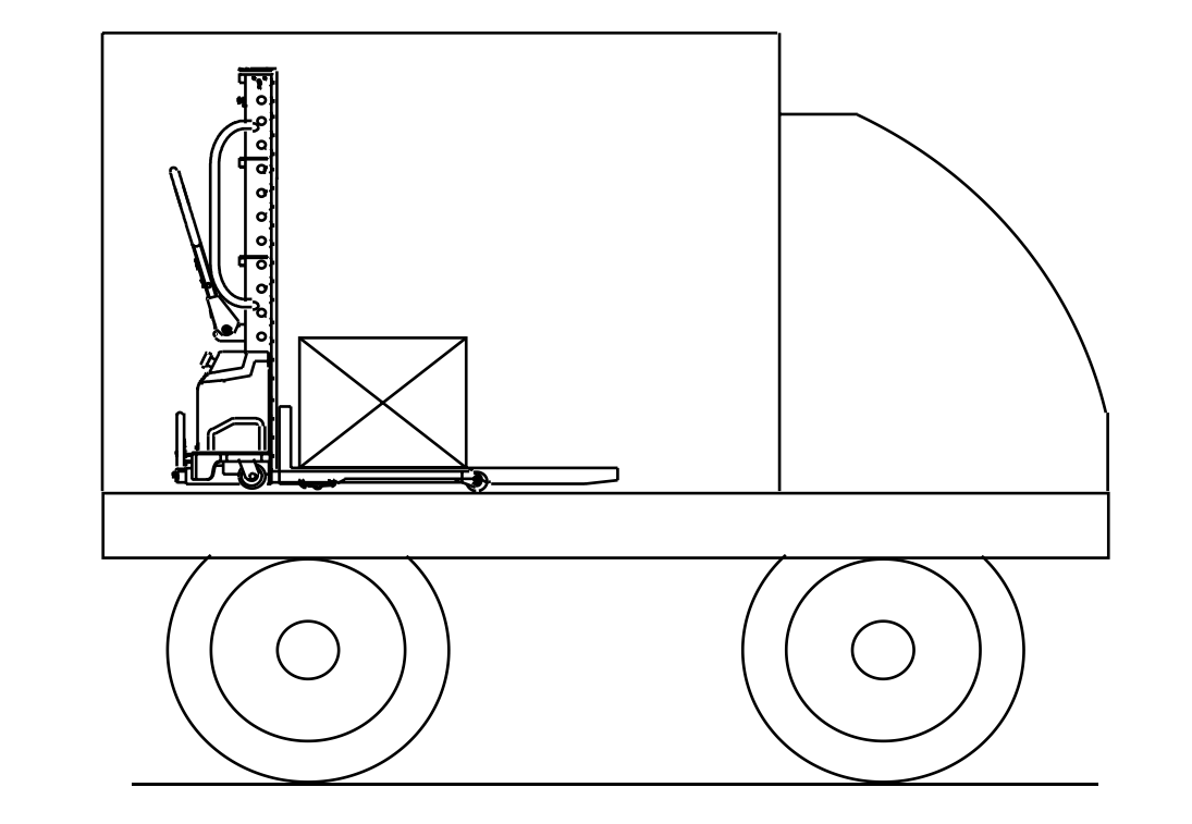 Instructions de sortie et d’utilisation du gerbeur électrique auto-élévateur