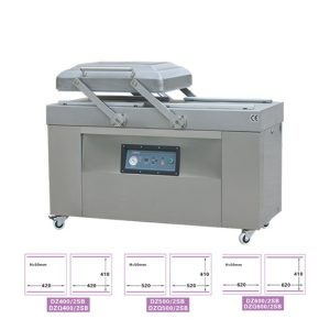 Machine sous vide DOZE600, chambre avec barres de soudure