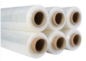 Film étirable manuel 500 mm / 23 µm : six rouleaux de 3 kg, emballés dans un carton